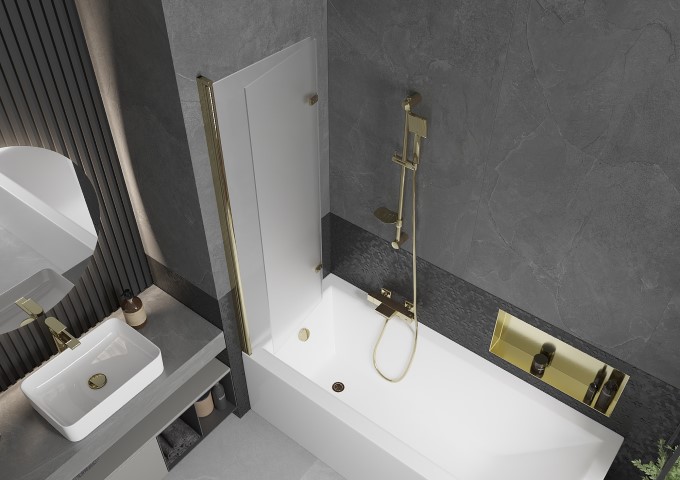 Paravane de cadă sticlă satinată